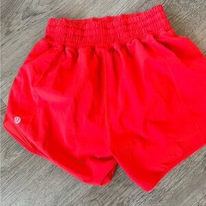 lululemon Bright Red Women's Athletic Shorts